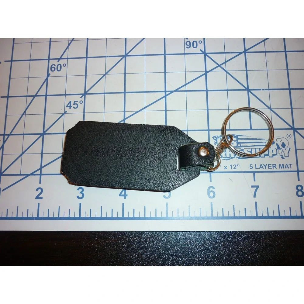 Vtg PT Nawakara SS-911 Keluarga Besar Leather Fob Keychain Indonesian Security